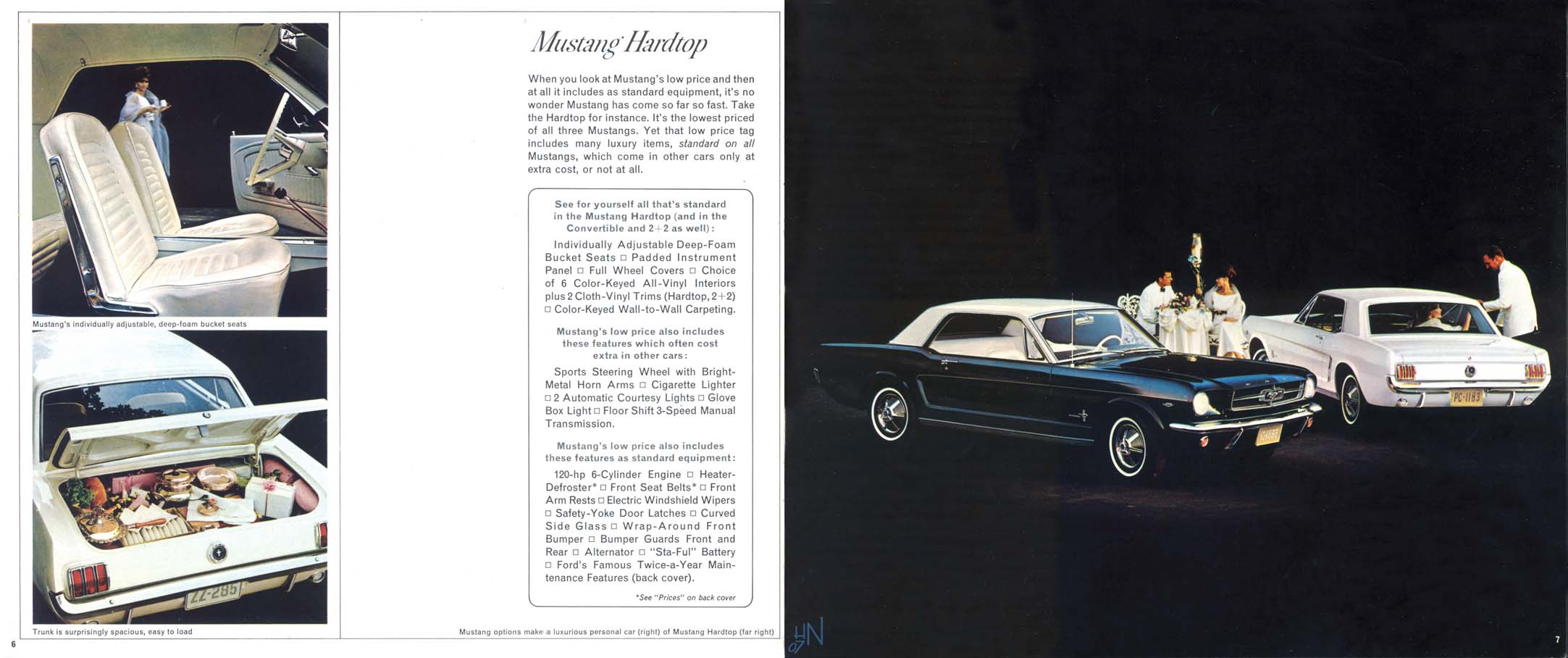 1965 Ford mustang brochure #6