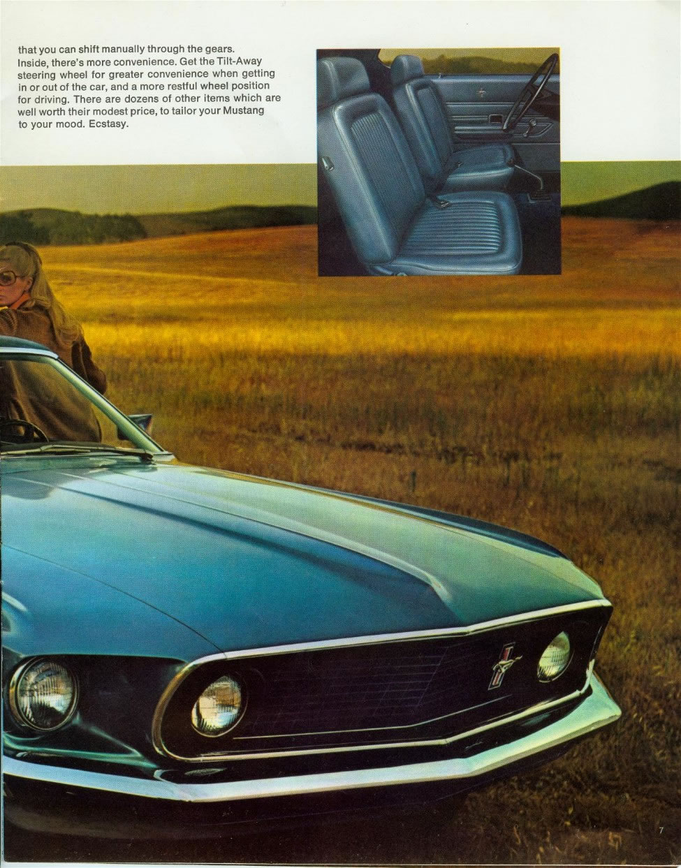 1969 Ford mustang brochure #8