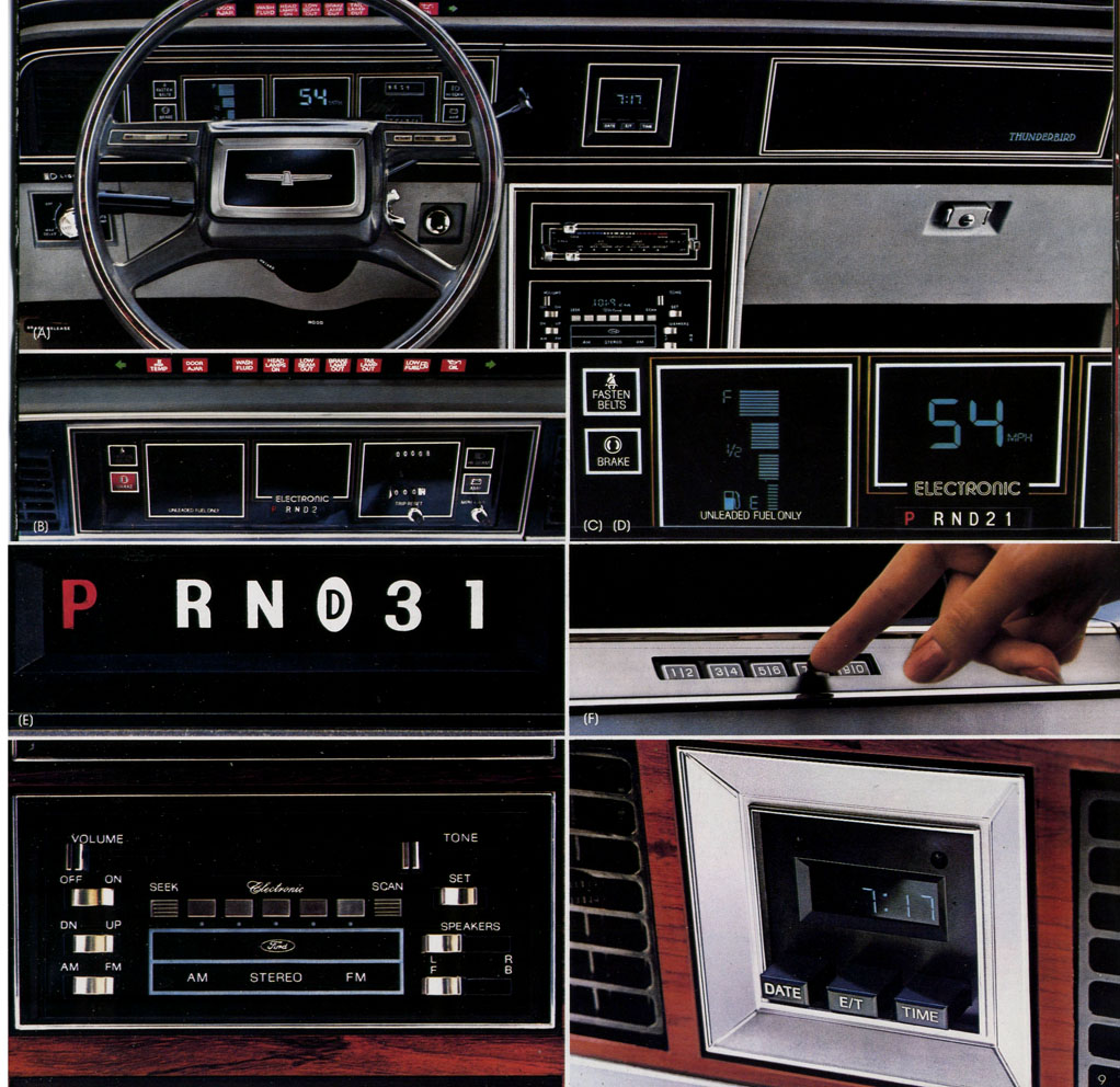 1988 Ford thunderbird window sticker #5