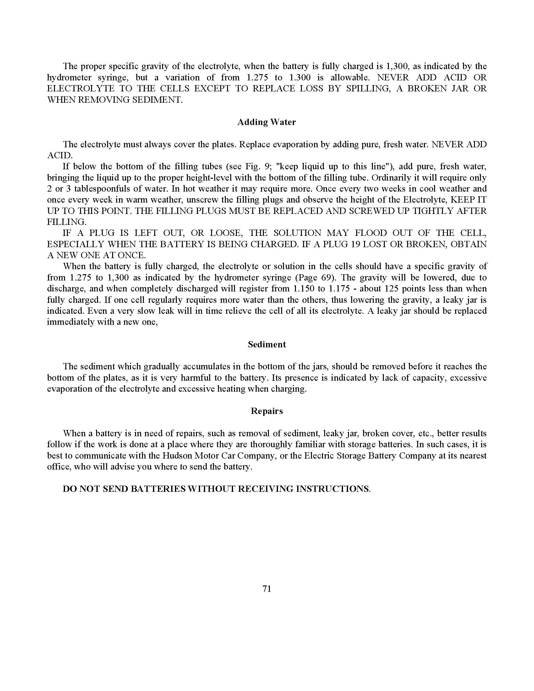 1916 Hudson Super-Six Reference Book-72