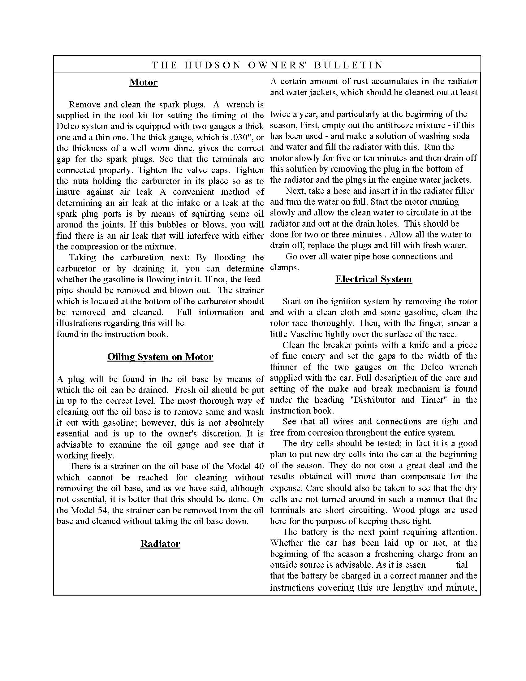 1916 Hudson Super-Six Reference Book-75