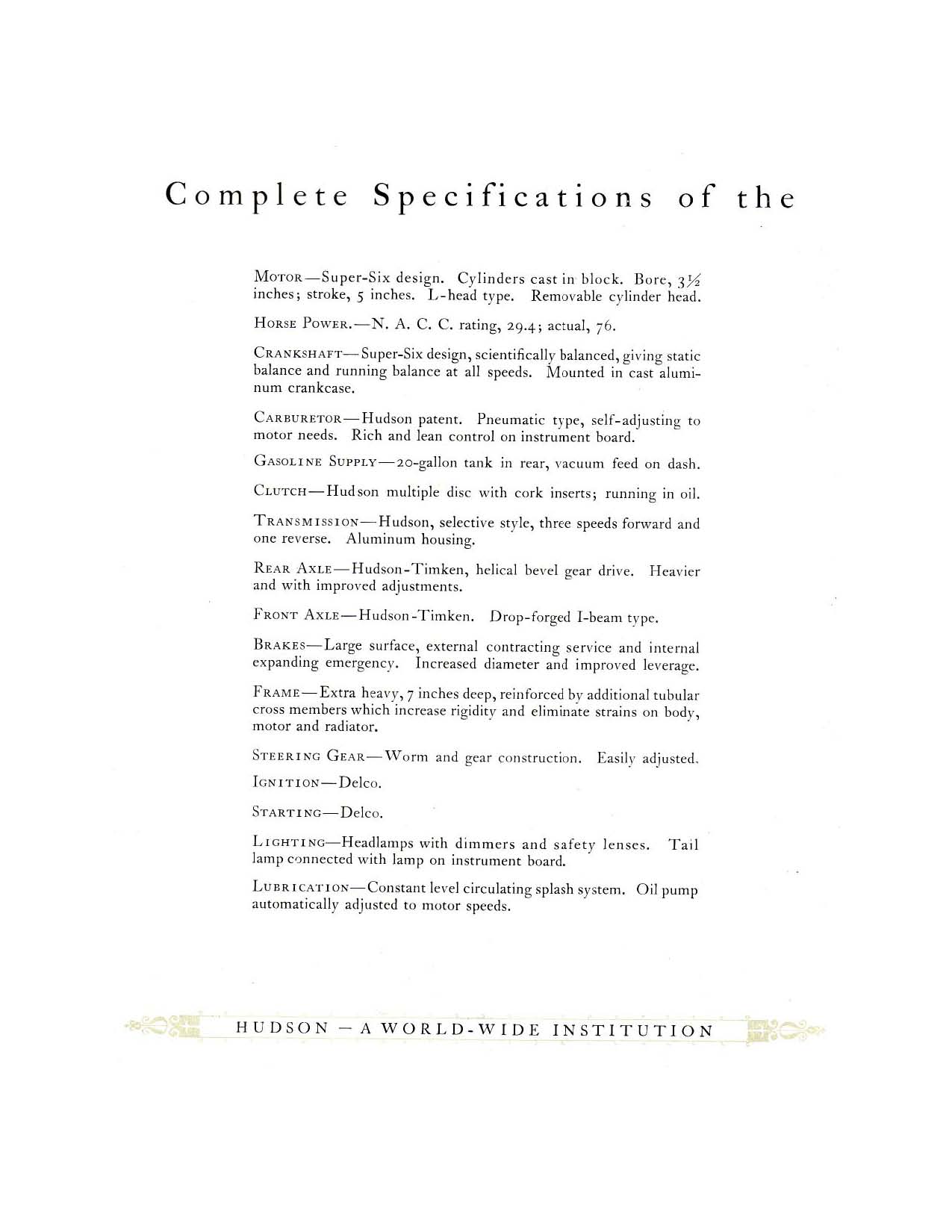 1919 Hudson Super-Six-12