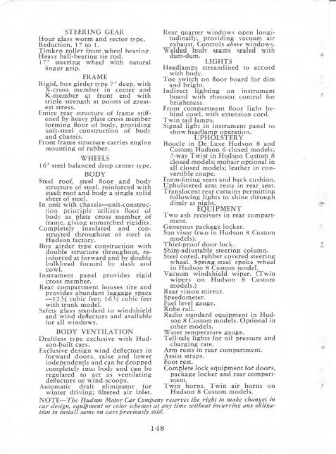 1936 Hudsons HWW-148