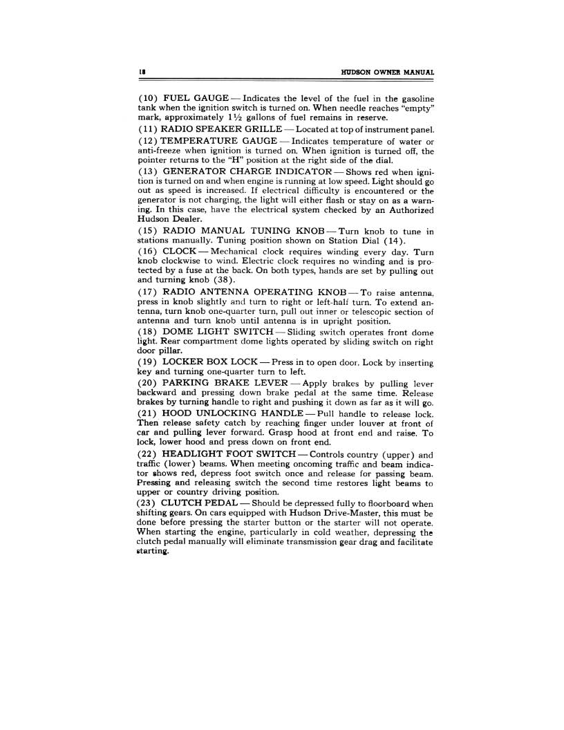 1949 Hudson Owners Manual-20