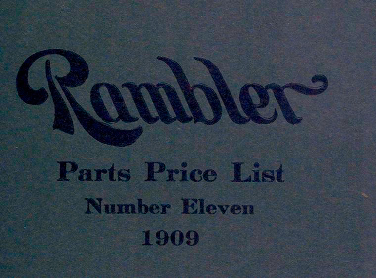 1909 Rambler Model 44 Parts List-00