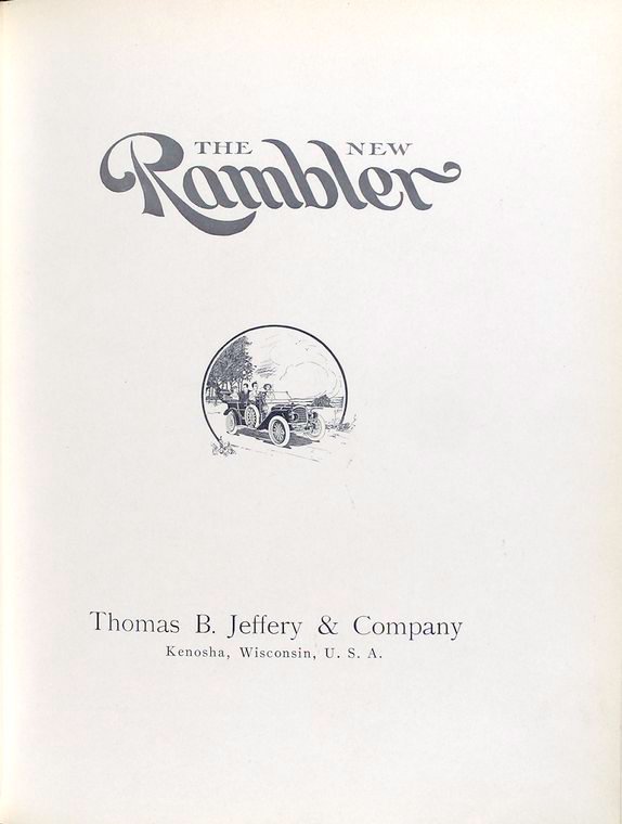 1909 Rambler Model 50-02