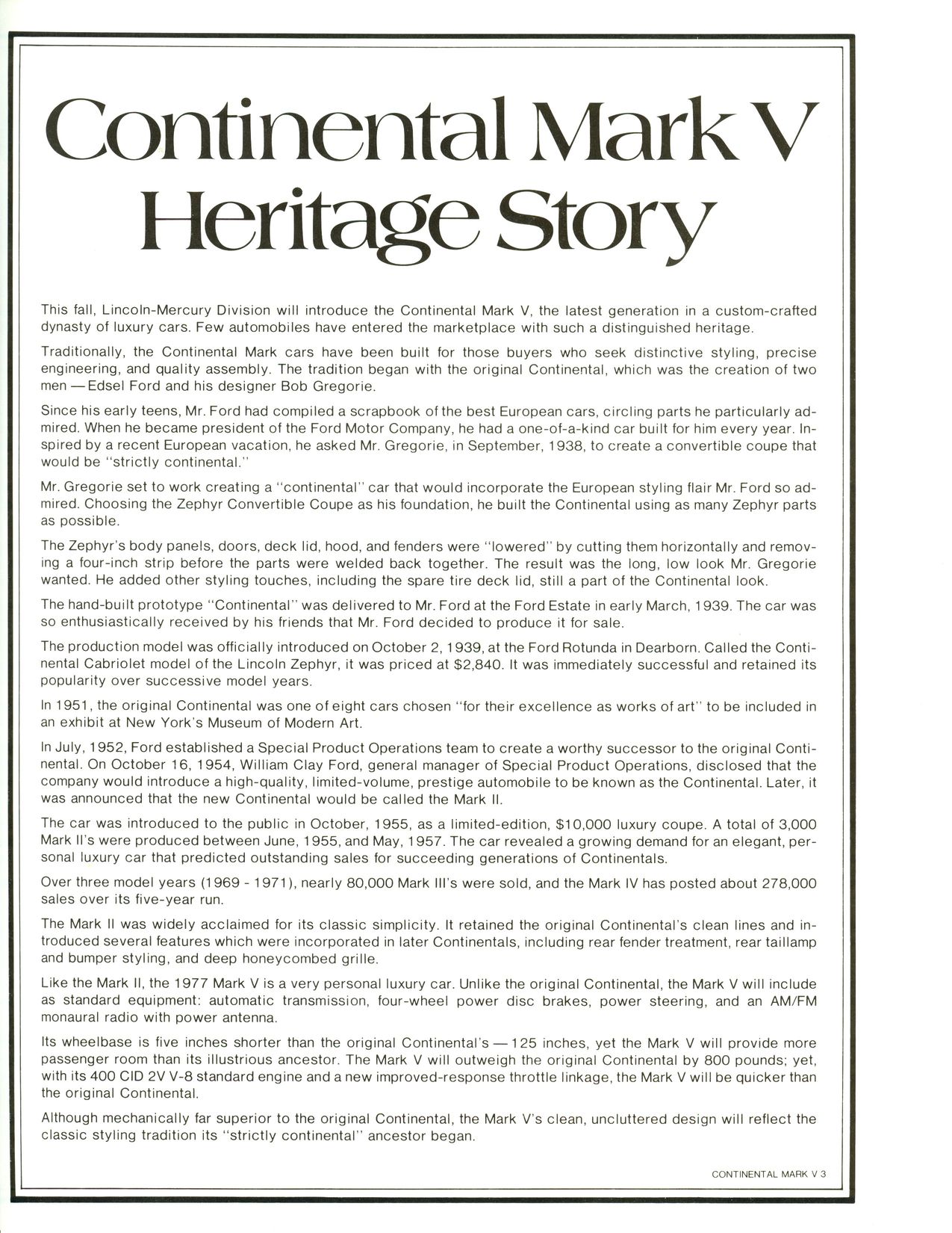 1977 Continental Product Facts Book-1-03