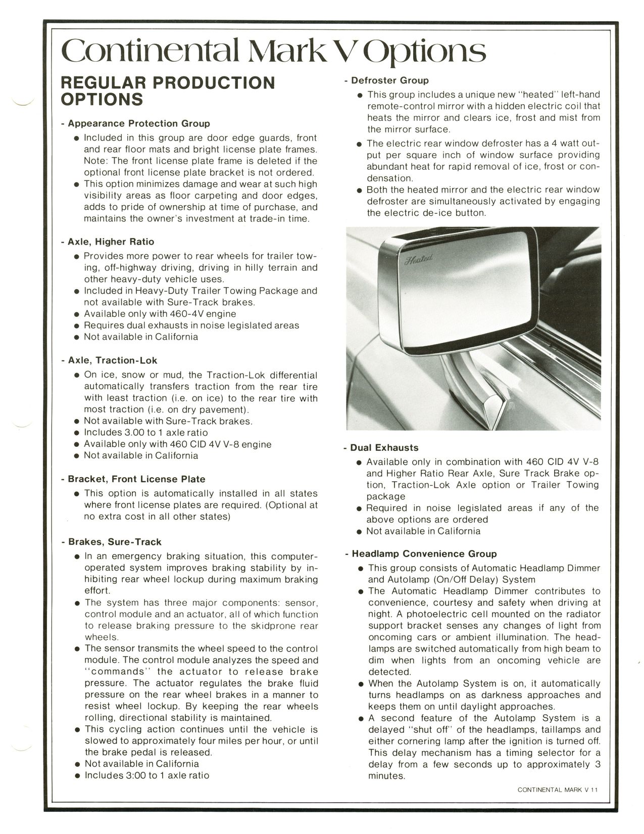 1977 Continental Product Facts Book-1-11