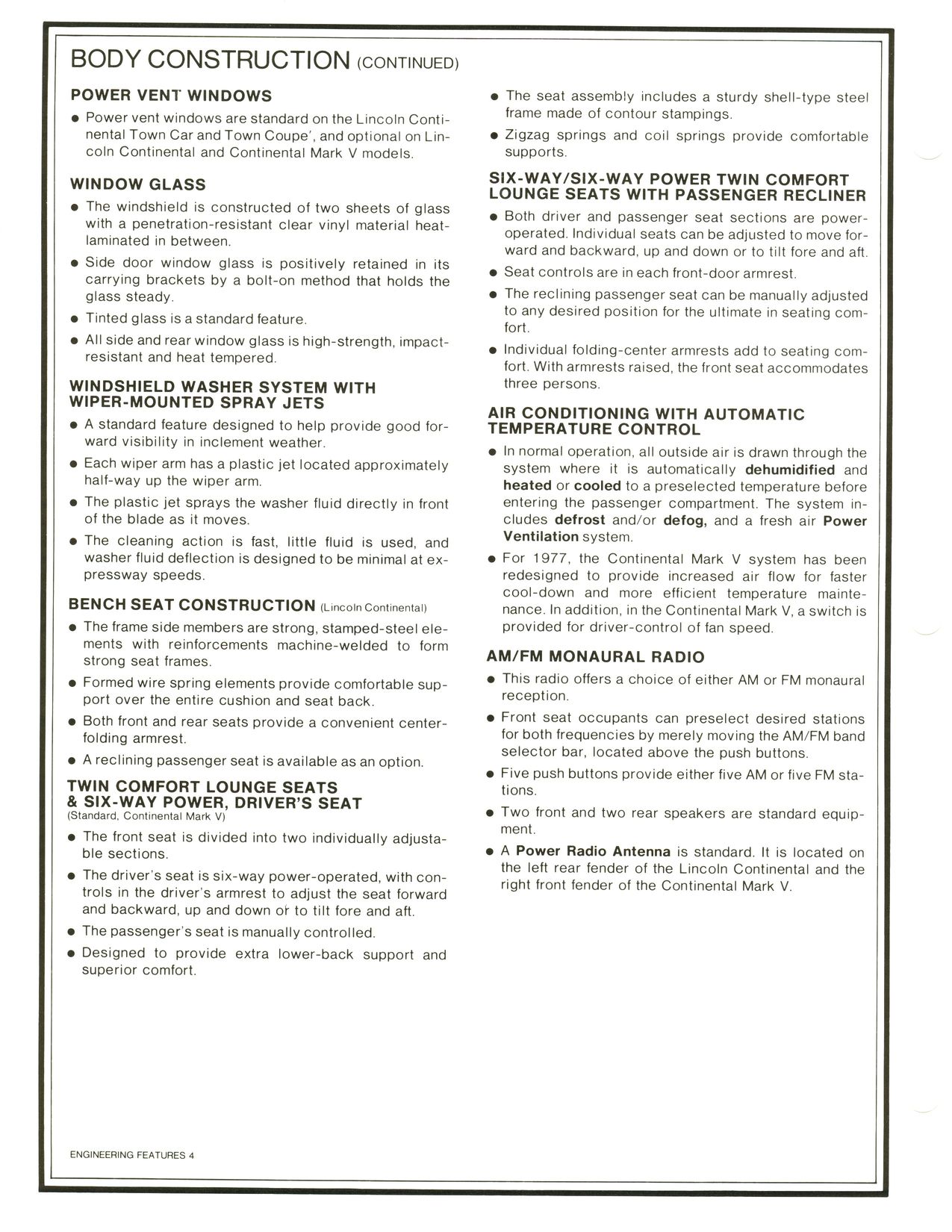 1977 Continental Product Facts Book-3-04