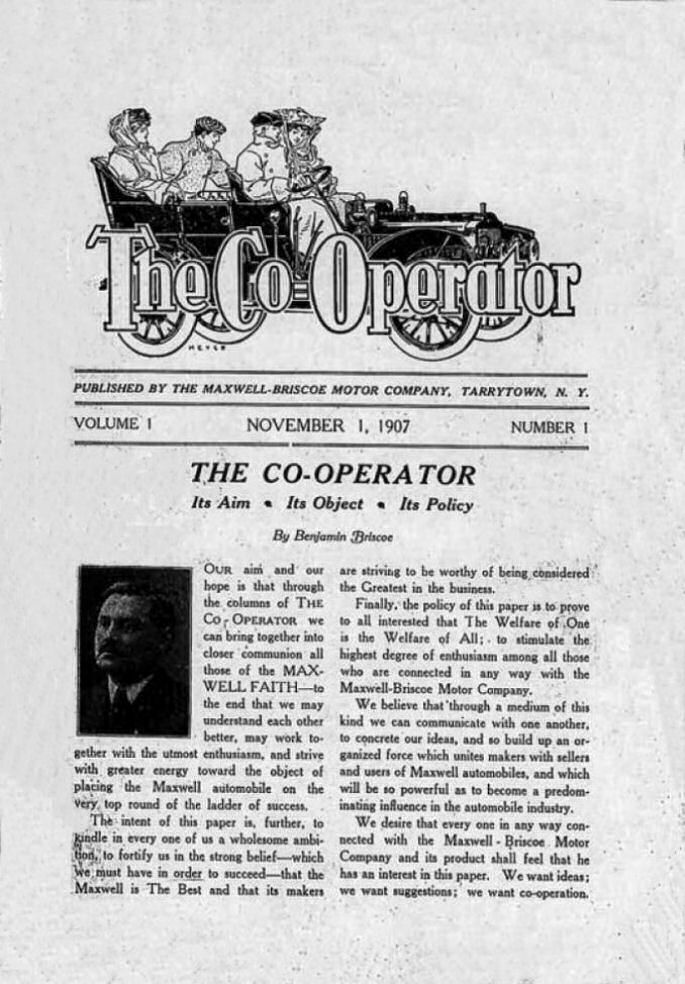 Maxwell Co-operator 01-01-01