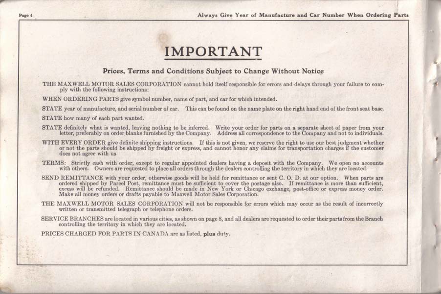 1916 Maxwell Parts Price List-006