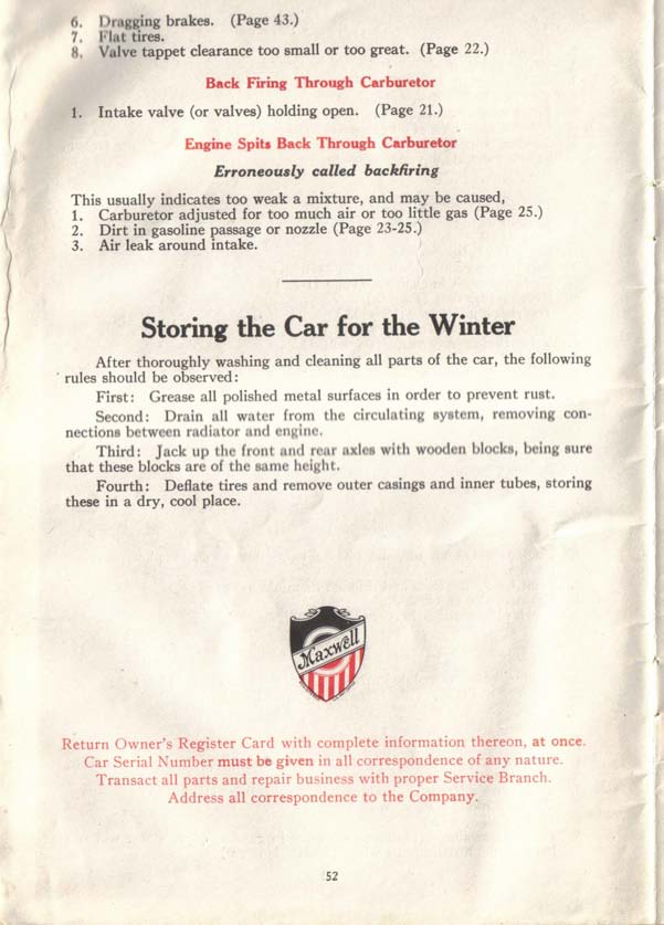 1917 Maxwell Instruction Book-53