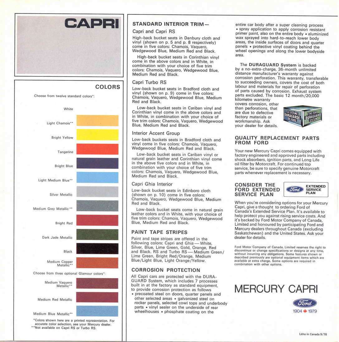 1979 Mercury Capri  Cdn -16