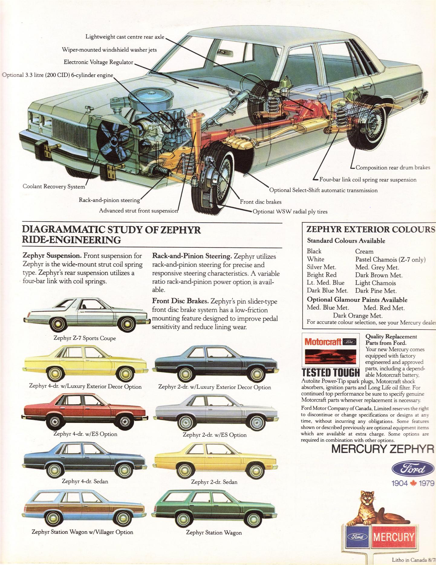 1979 Mercury Zephyr Pg16 Back Cover