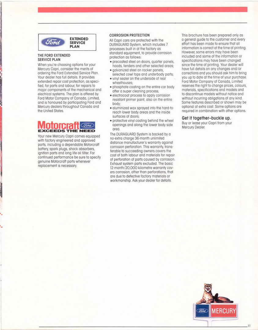 1985 Mercury Capri  Cdn -11