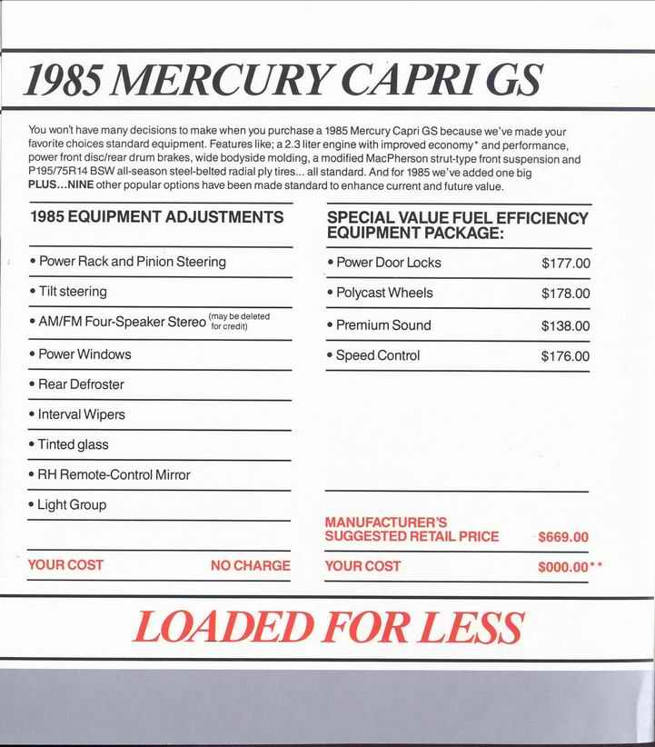 1985 Mercury Capri GS Mailer-03