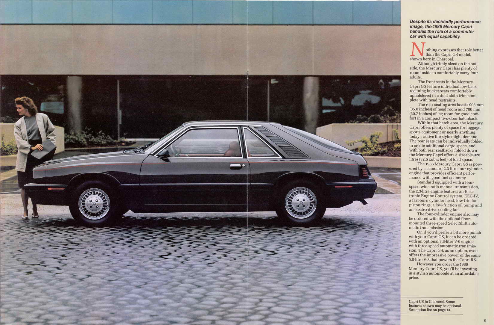 1986 Mercury Capri  Cdn -08-09