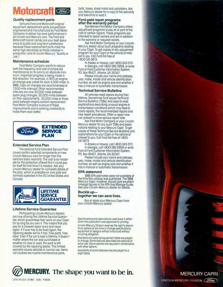 1986 Mercury Capri-13