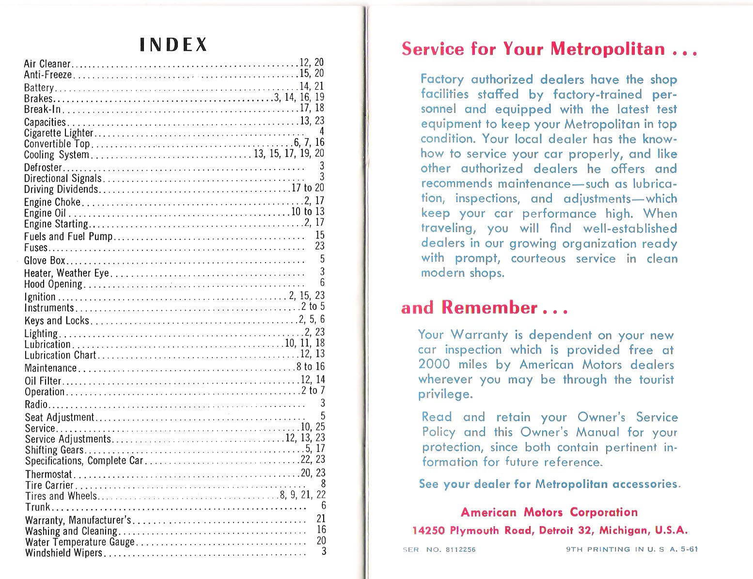 1957 Metropolitan Owners Manual-24-25