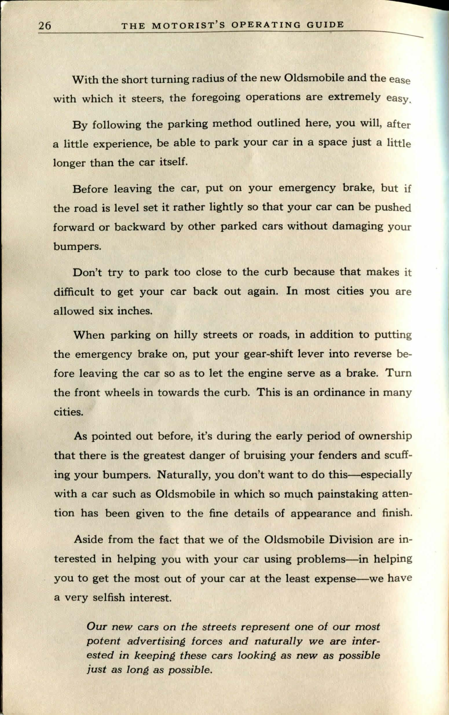 1940 Oldsmobile Operating Guide-28