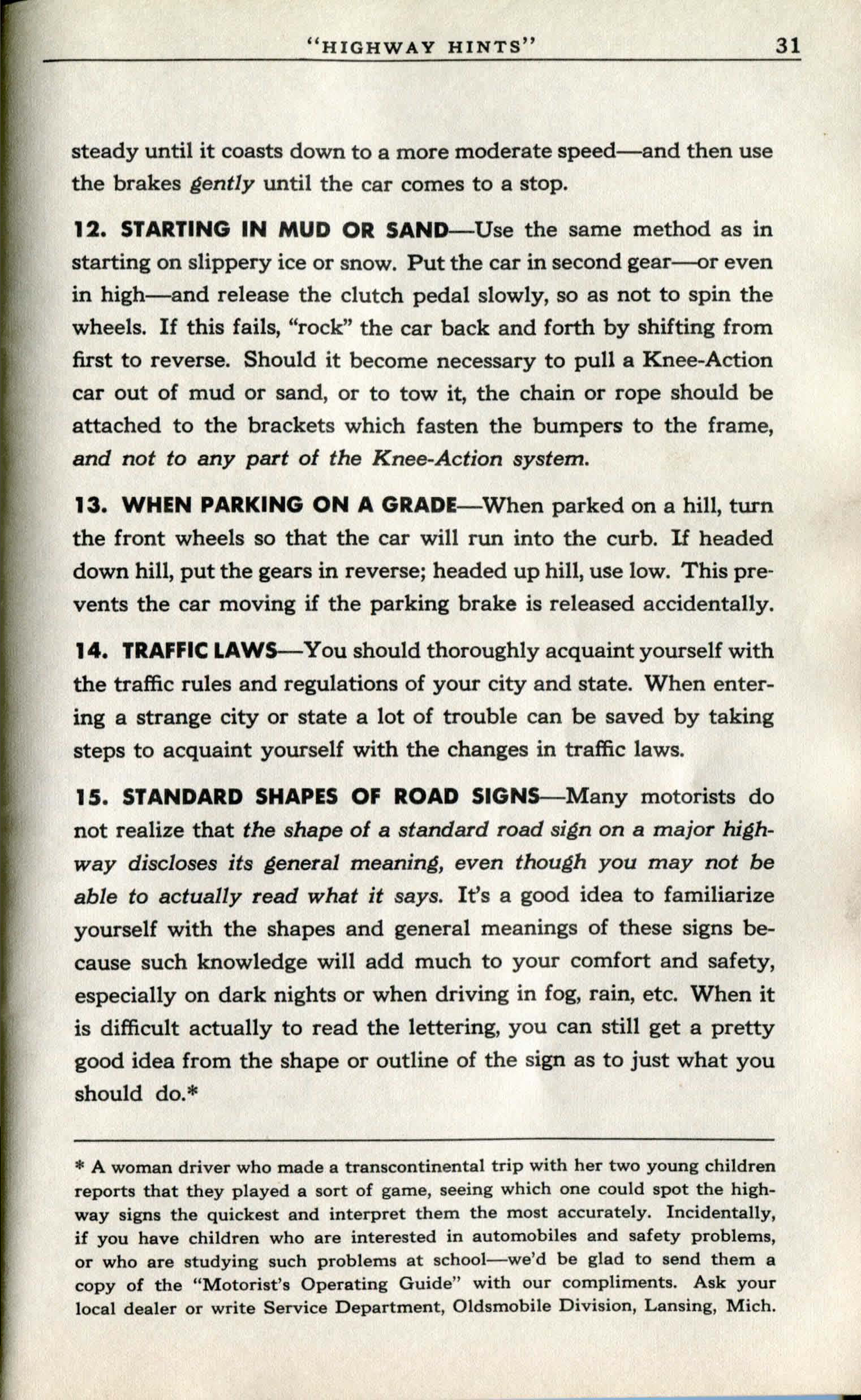 1940 Oldsmobile Operating Guide-33