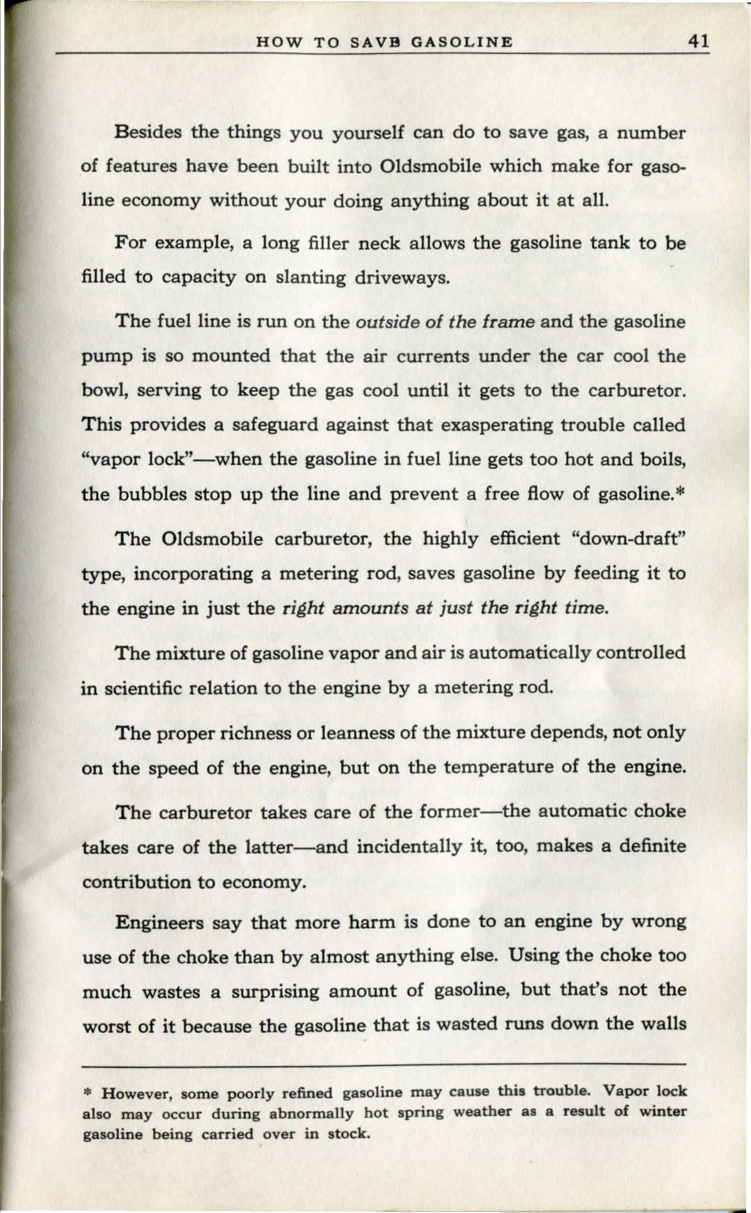 1940 Oldsmobile Operating Guide-43