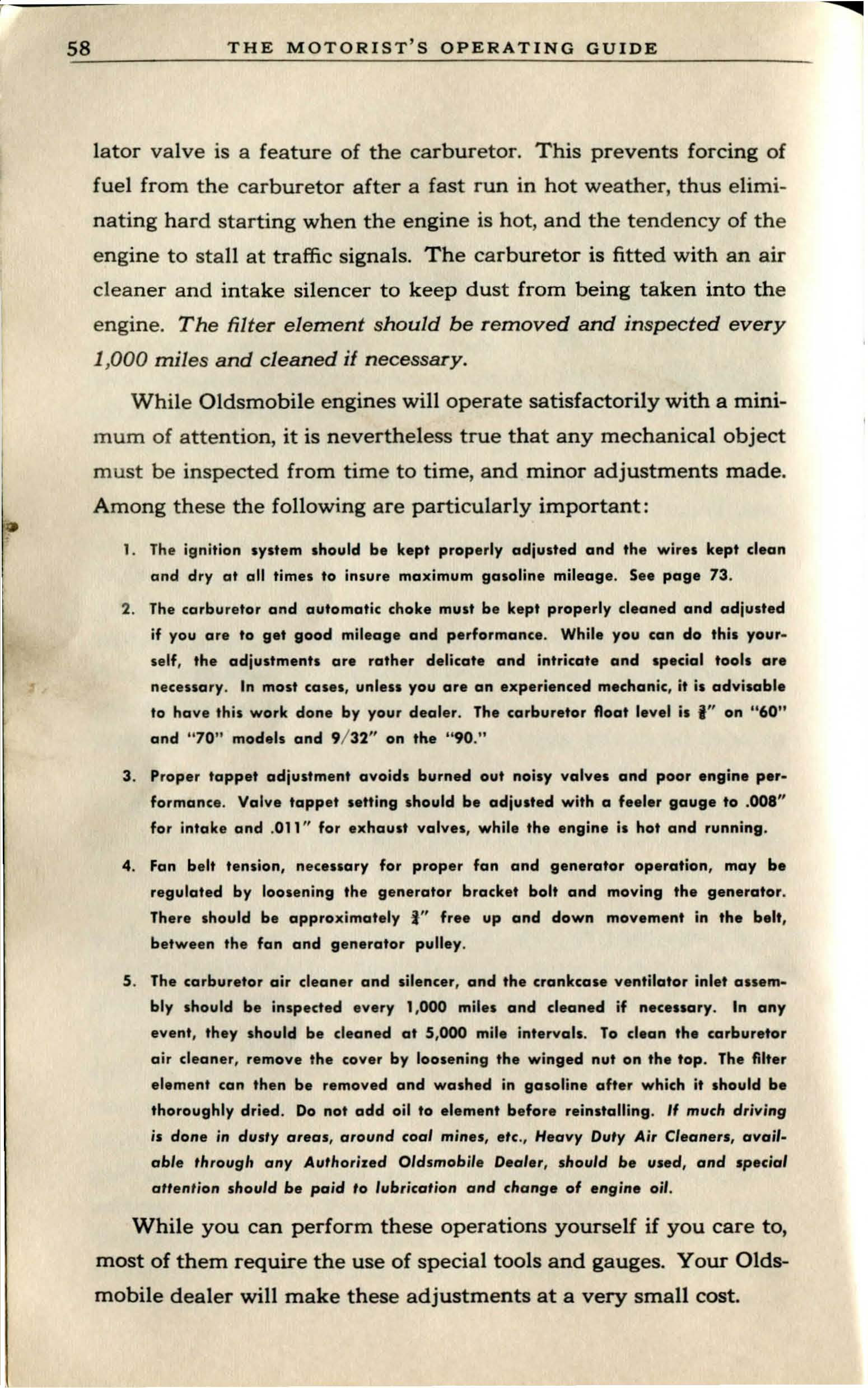 1940 Oldsmobile Operating Guide-60