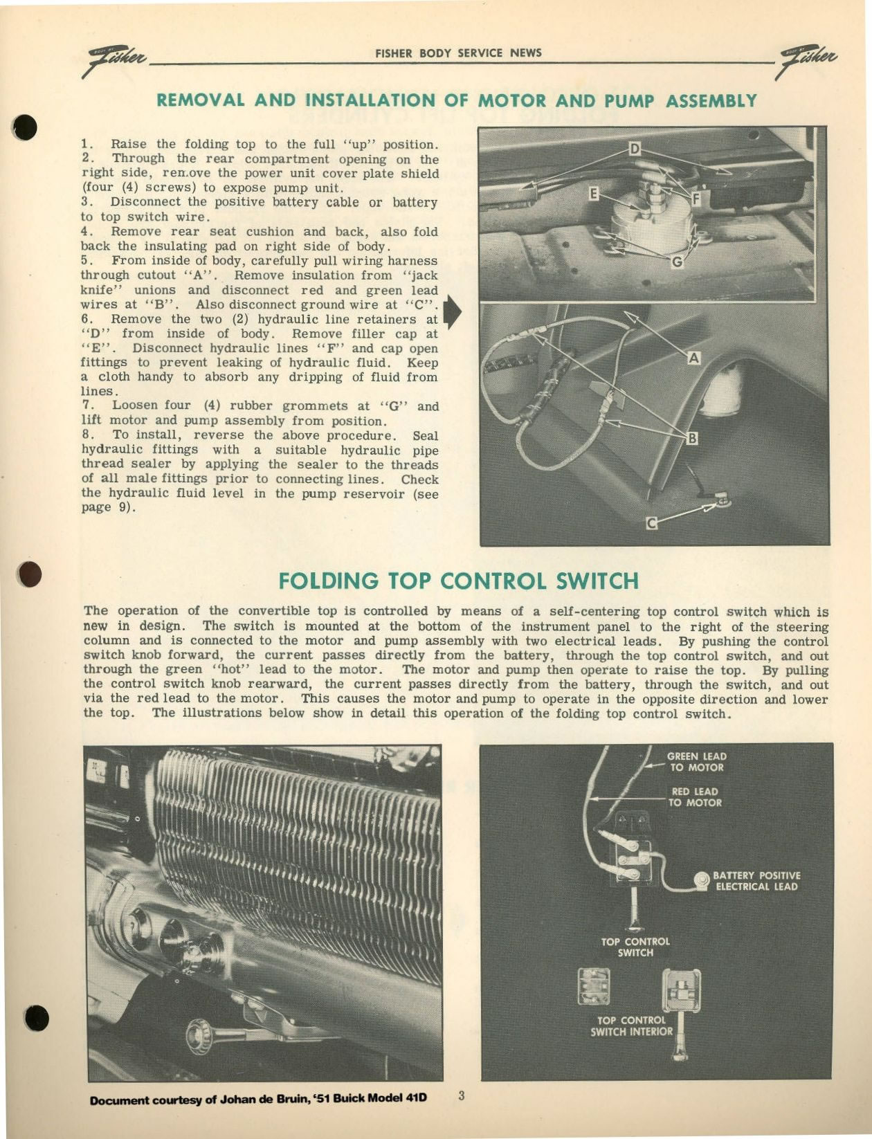 1951 Oldsmobile Convertible Top Detail-03