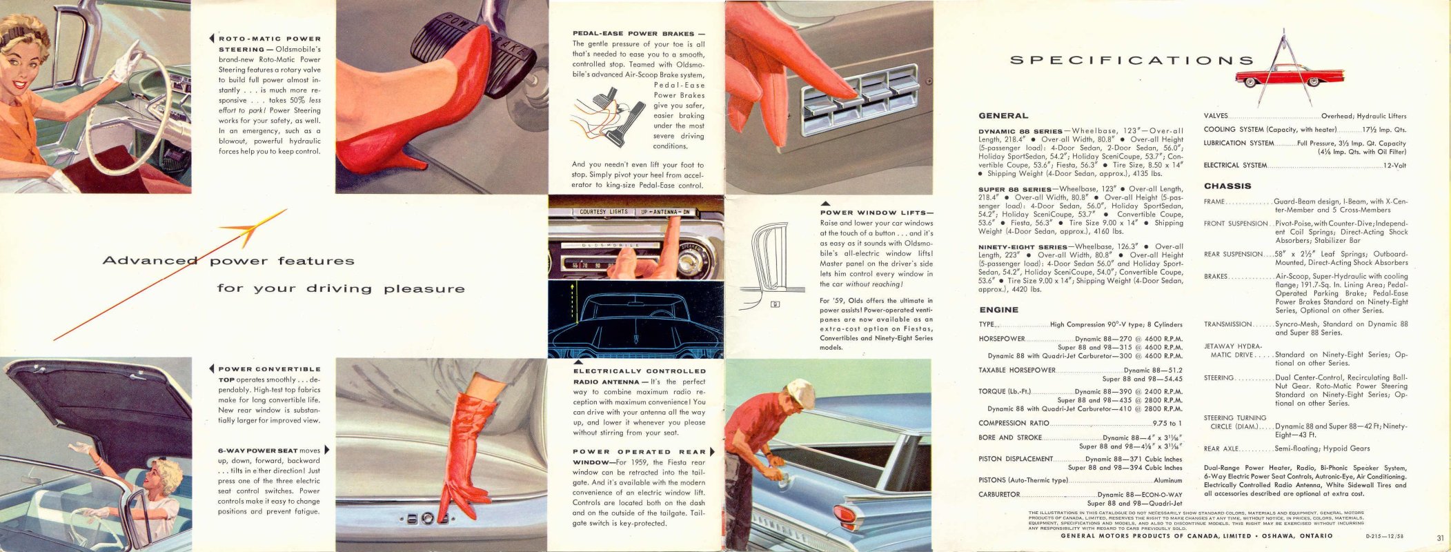 1959 Oldsmobile  Cdn -30-31