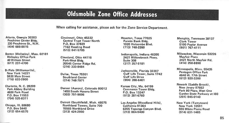 1975 Oldsmobile Cutlass Owners Manual-Page 85 jpg