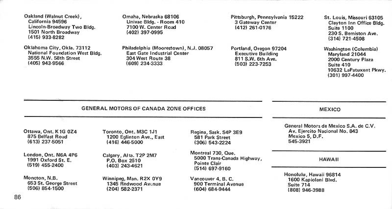 1975 Oldsmobile Cutlass Owners Manual-Page 86 jpg