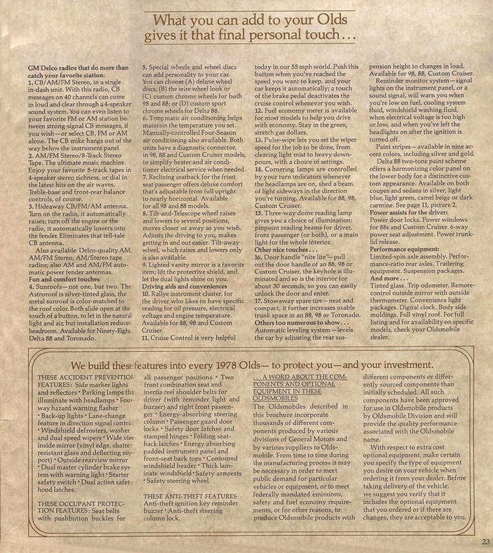 1978 Oldsmobile Full Size-23