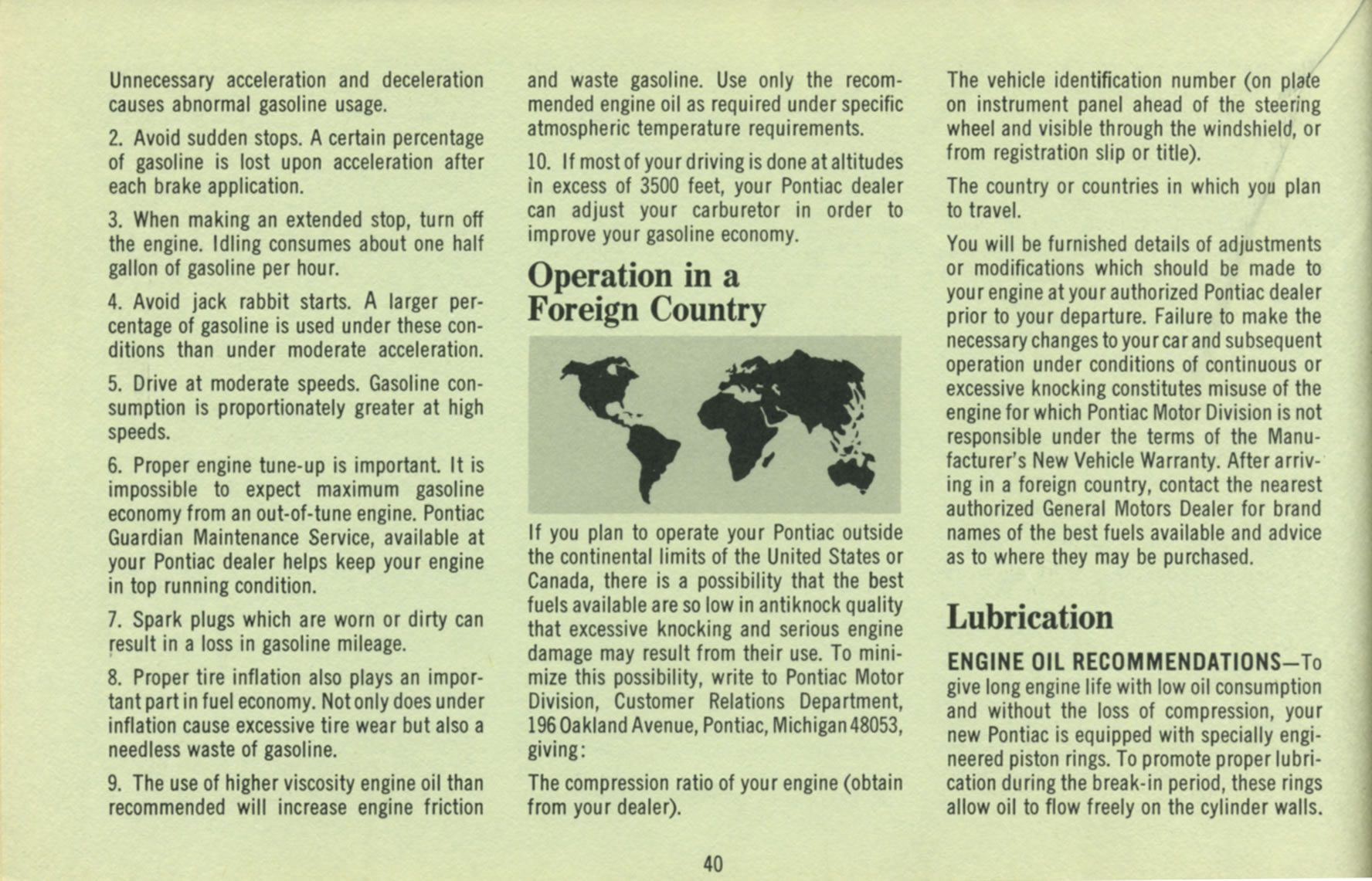 1969 Pontiac Owners Manual-40