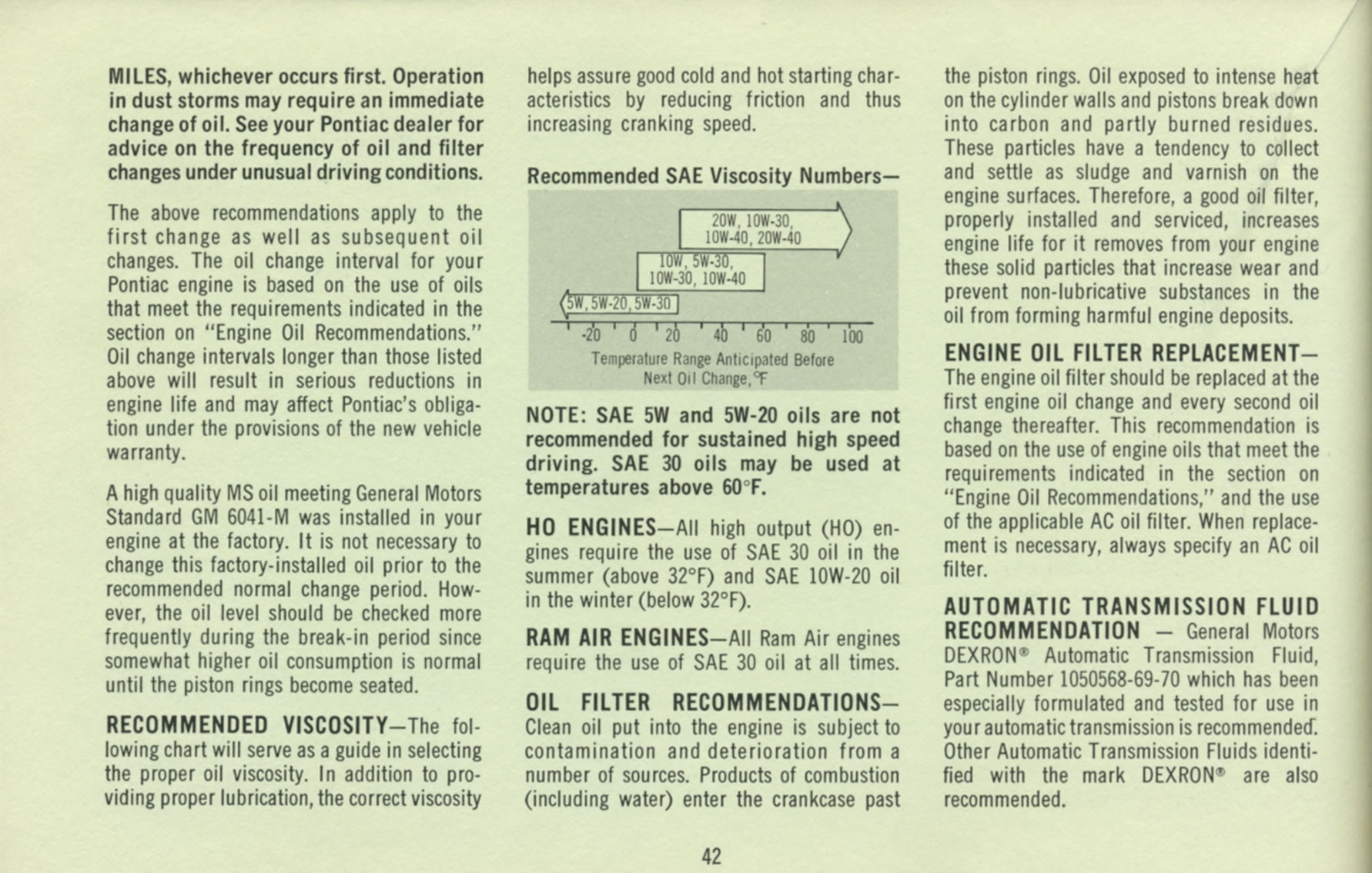 1969 Pontiac Owners Manual-42