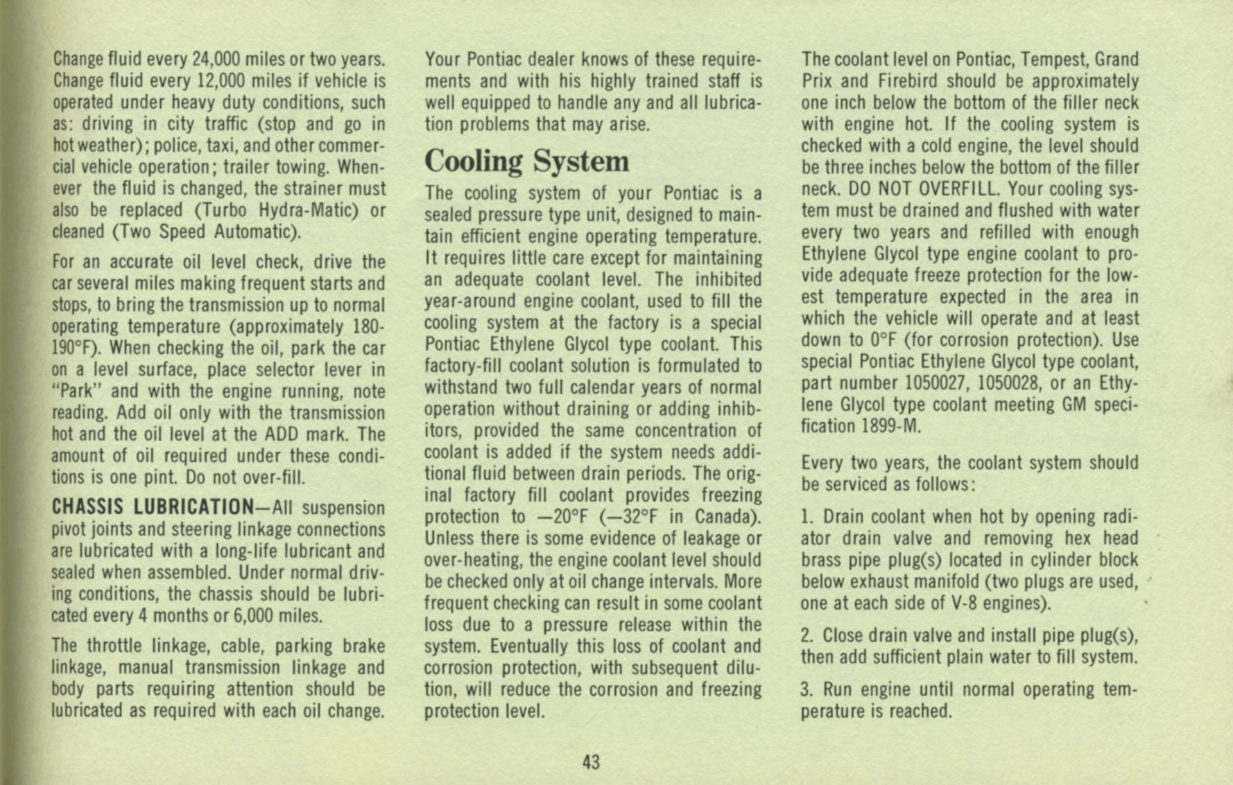 1969 Pontiac Owners Manual-43